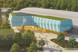 Wettbewerb Eisschnelllaufhalle in Berlin/DE