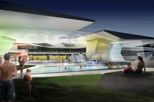 Wettbewerb Freizeitbad in Mondorf-les-Bains/LUX